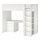 SMÅSTAD - 高架床, white with frame/with desk with 4 drawers | IKEA 香港及澳門 - PE789053_S1