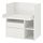 SMÅSTAD - desk, white white/with 2 drawers | IKEA Hong Kong and Macau - PE789065_S1