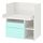 SMÅSTAD - desk, white pale turquoise/with 2 drawers | IKEA Hong Kong and Macau - PE789066_S1