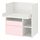 SMÅSTAD - 書檯, 白色 淡粉紅色/附2個抽屜 | IKEA 香港及澳門 - PE789067_S1