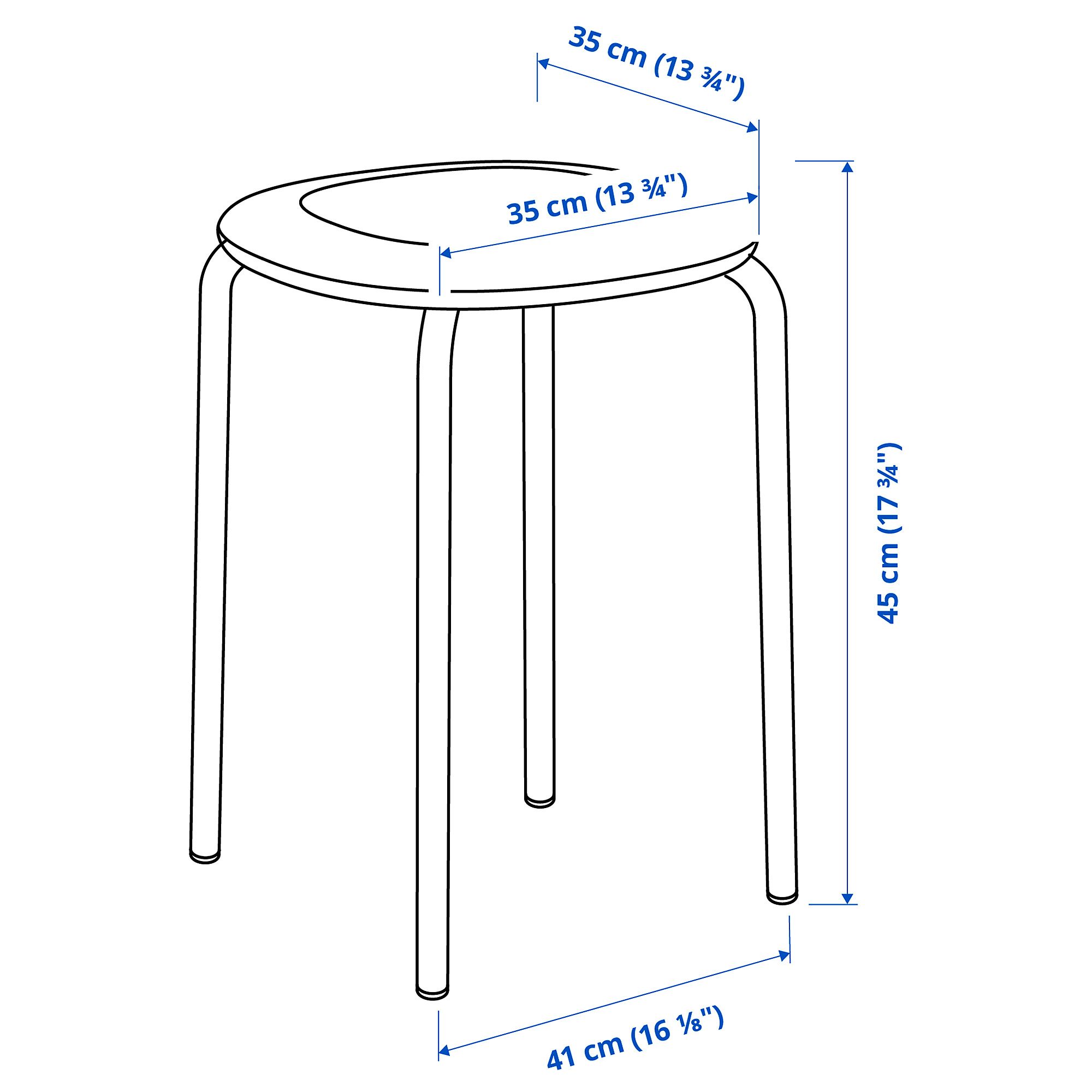 GULTARP stool