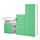 PLATSA/SMÅSTAD - 貯物組合, 白色 綠色/附更換尿布檯 | IKEA 香港及澳門 - PE789130_S1