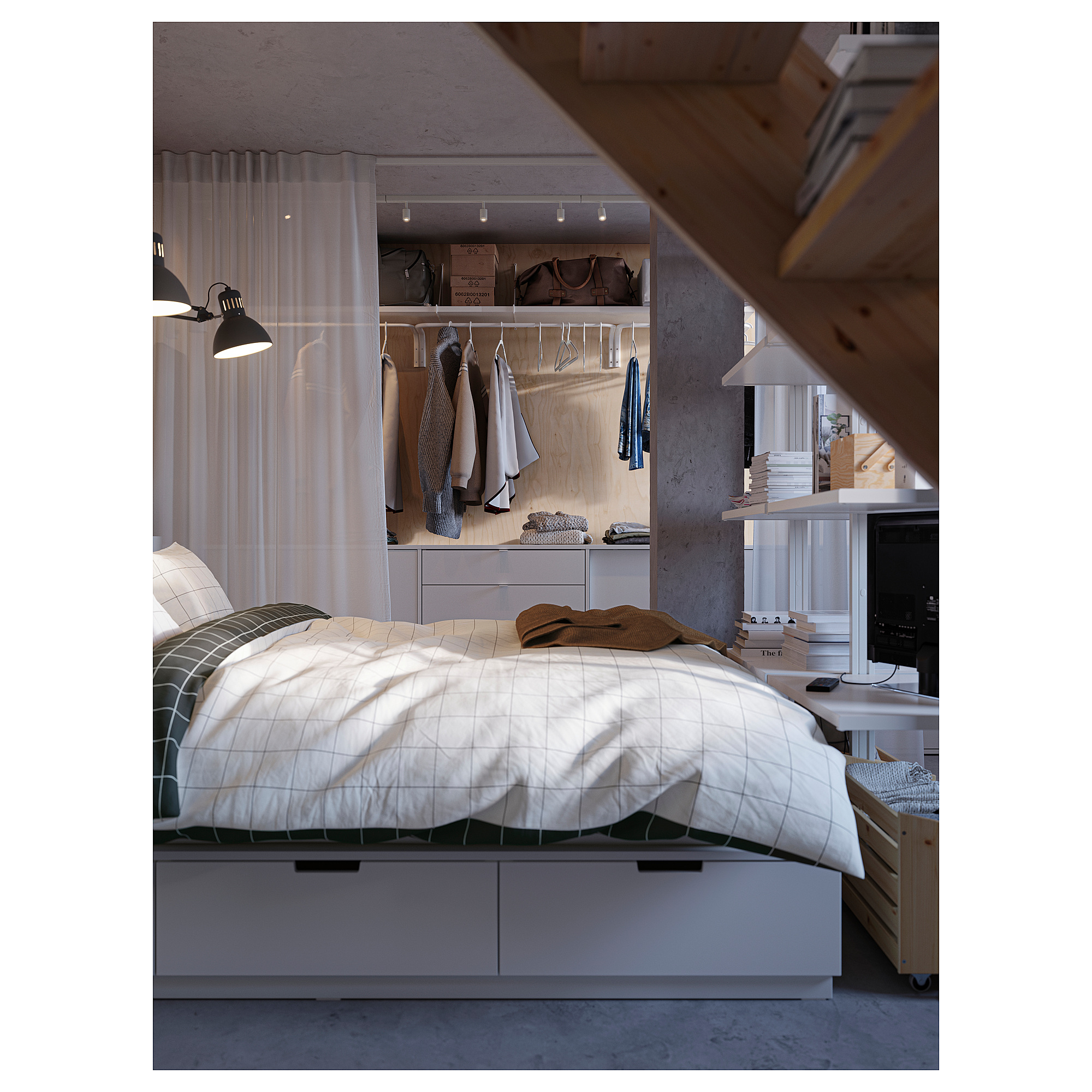 BÄVE LED ceiling track, 3-spots