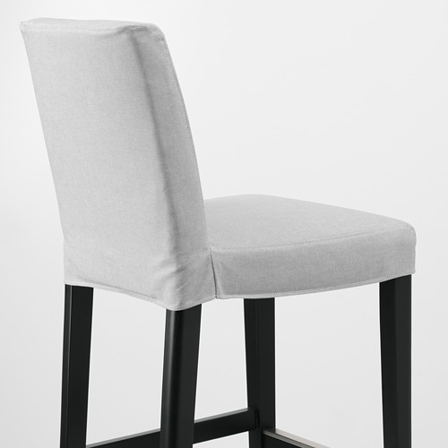 BERGMUND bar stool with backrest