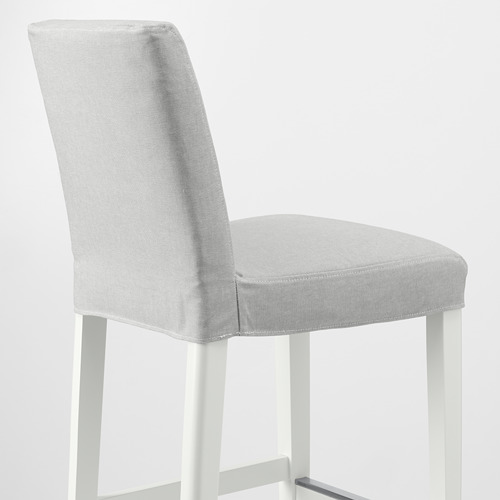 BERGMUND bar stool with backrest