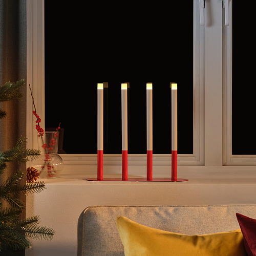 STRÅLA LED candelabra