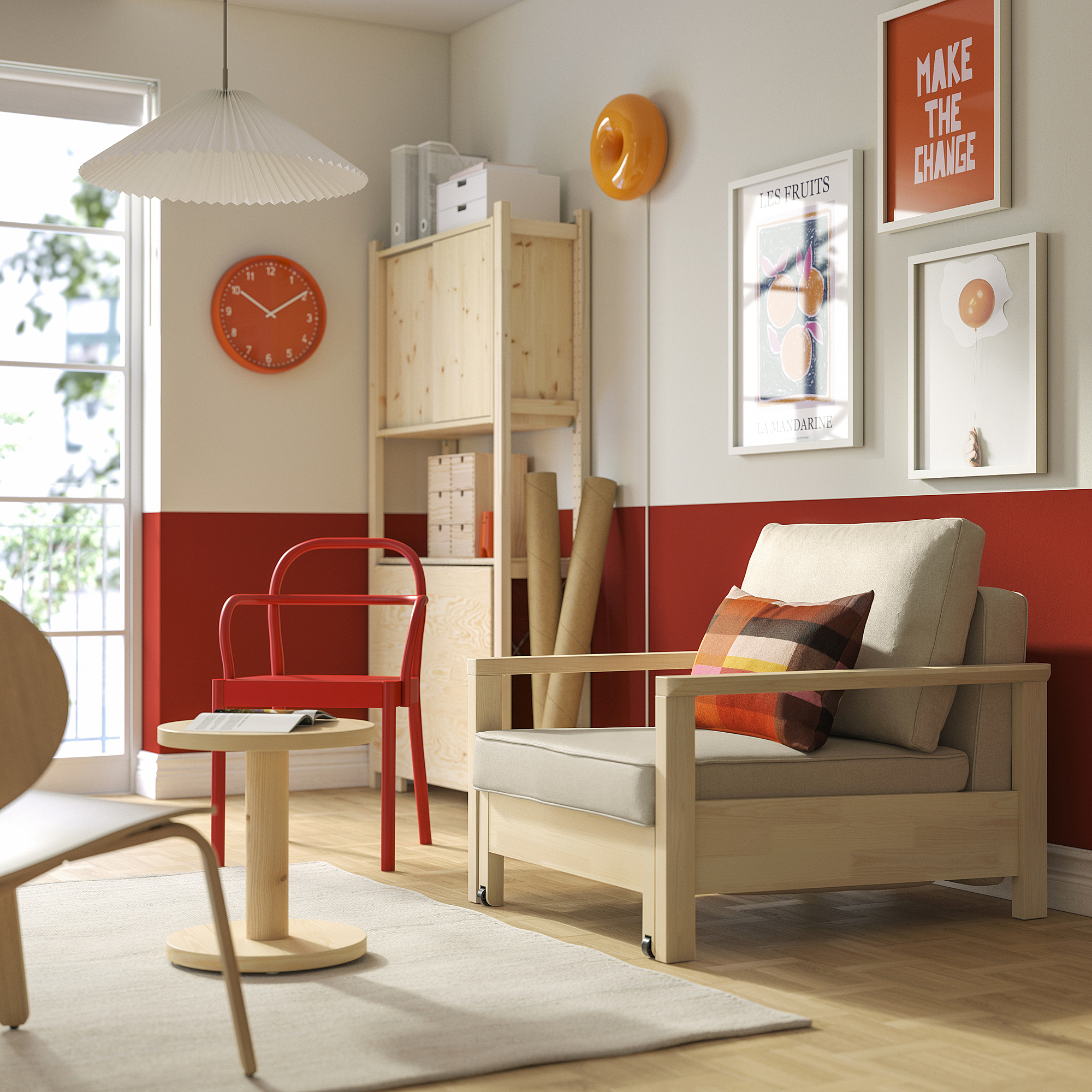 TORNSBORG armchair-bed