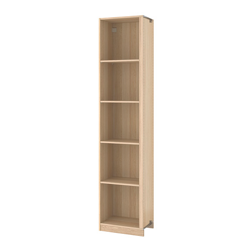 PAX add-on corner unit with 4 shelves