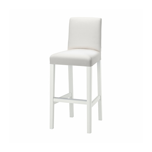 BERGMUND bar stool with backrest