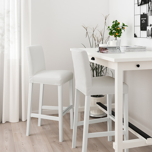 BERGMUND bar stool with backrest