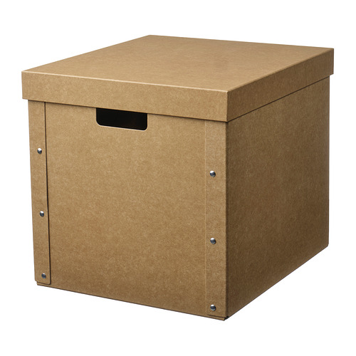 GÄRDESGÅRD storage box with lid