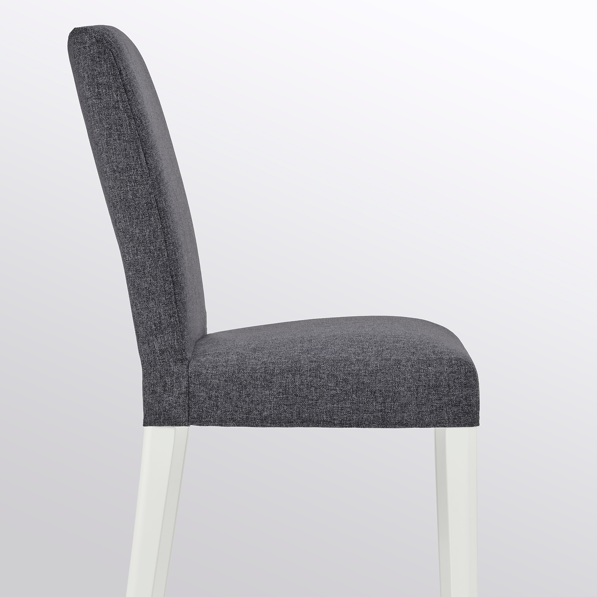 BERGMUND chair, white/Gunnared medium grey IKEA Hong Kong and Macau