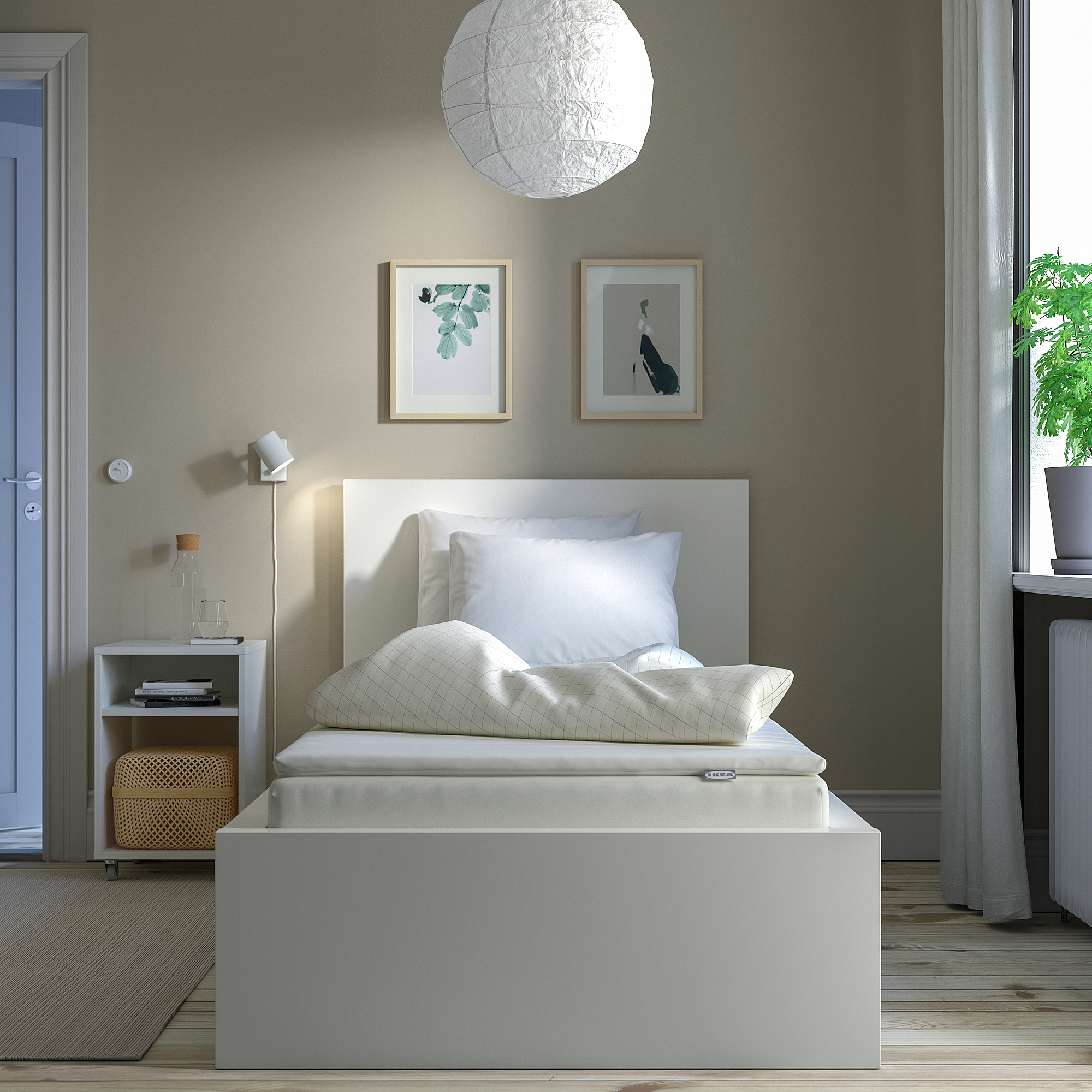 VESTERÖY mattress and mattress pad