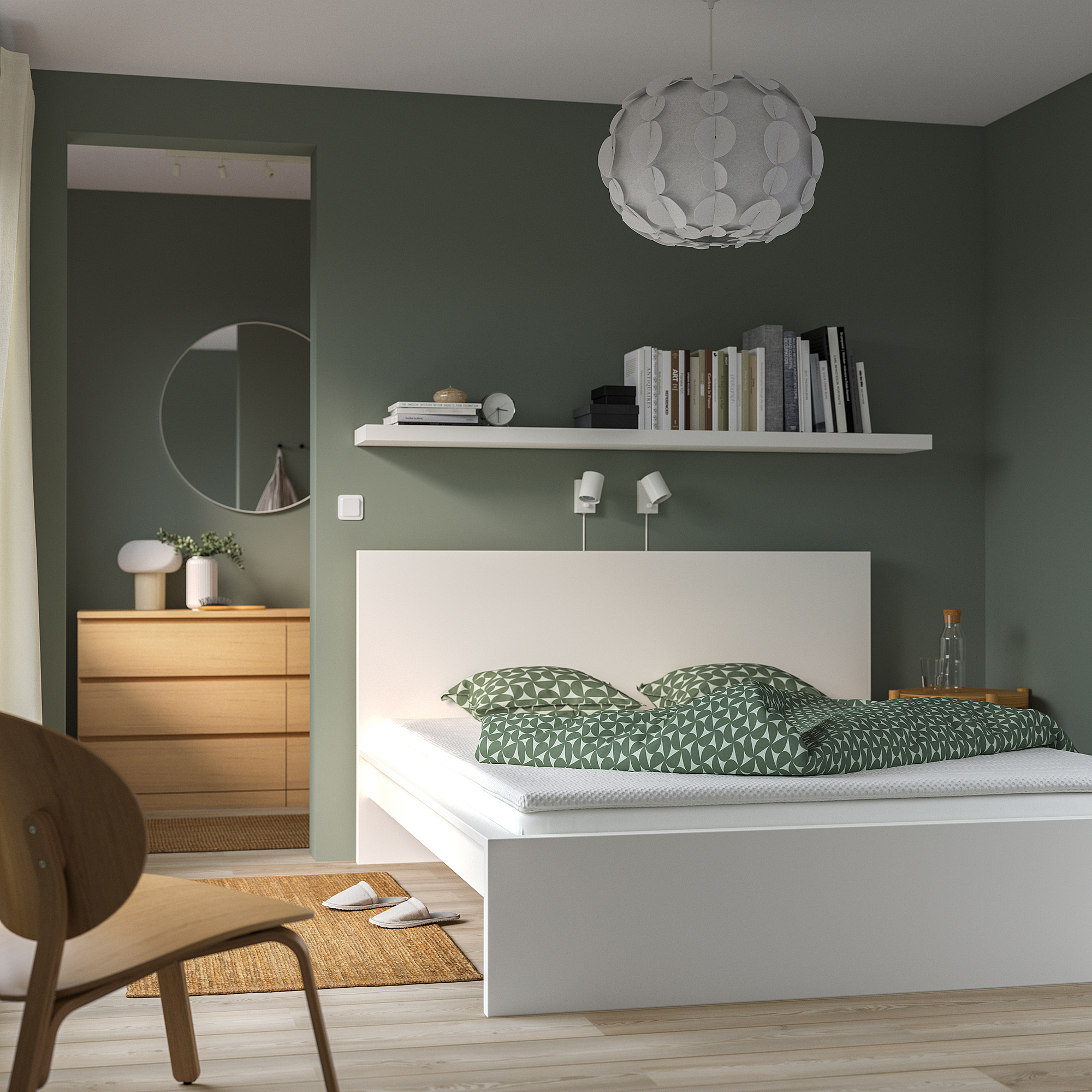 VESTERÖY mattress and mattress pad