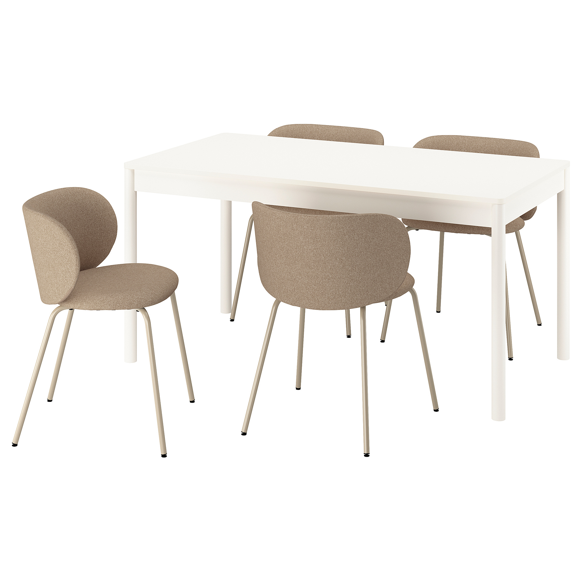 TONSTAD table and 4 chairs
