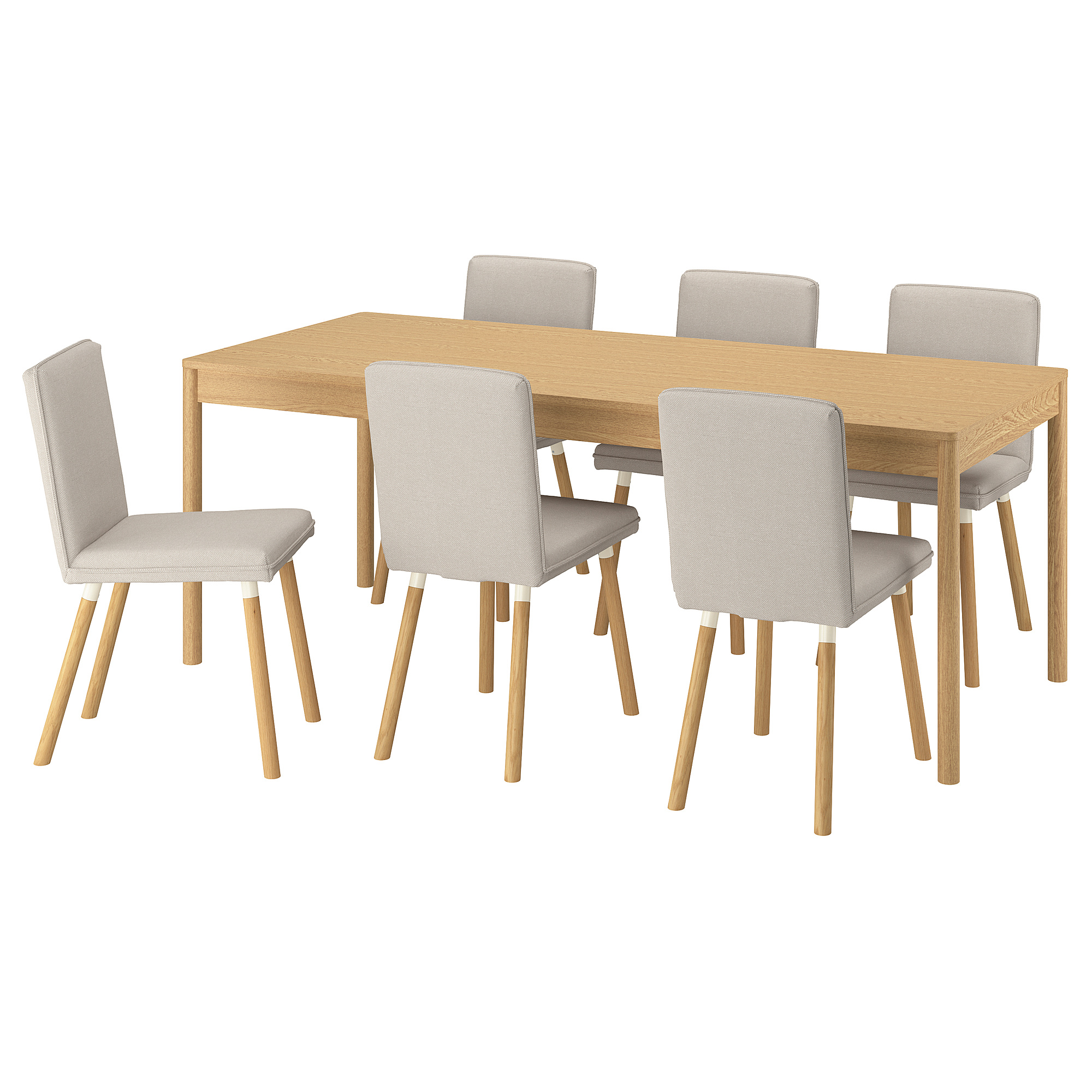 TONSTAD/TONSTAD table and 6 chairs