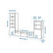 BESTÅ TV storage combination/glass doors
