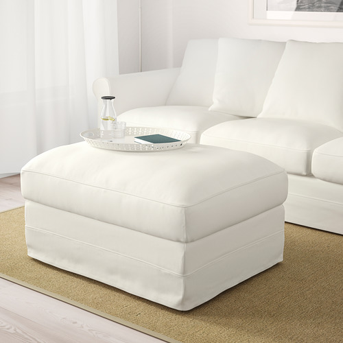 GRÖNLID footstool with storage