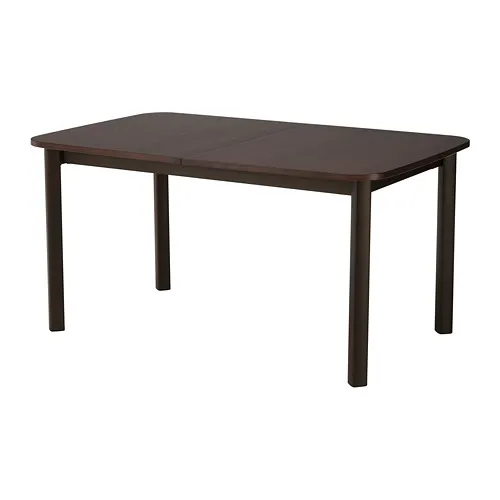 EKEDALEN - extendable table, dark brown, 120/180x80 cm | IKEA Hong