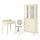 LOMMARP/BJÖRKBERGET - desk and storage combination, and swivel chair beige | IKEA Hong Kong and Macau - PE834607_S1