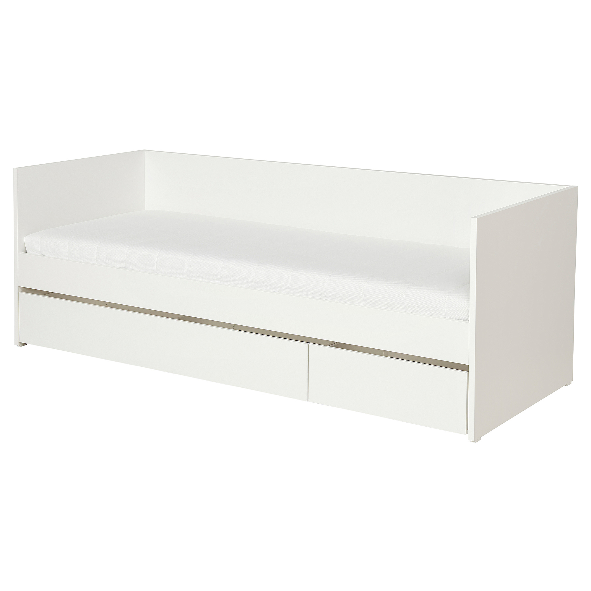 VIHALS day-bed with storage/1 mattress