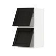 white-black stained