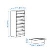 TROFAST storage combination with boxes