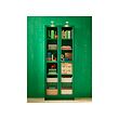 BILLY bookcase with glass-doors