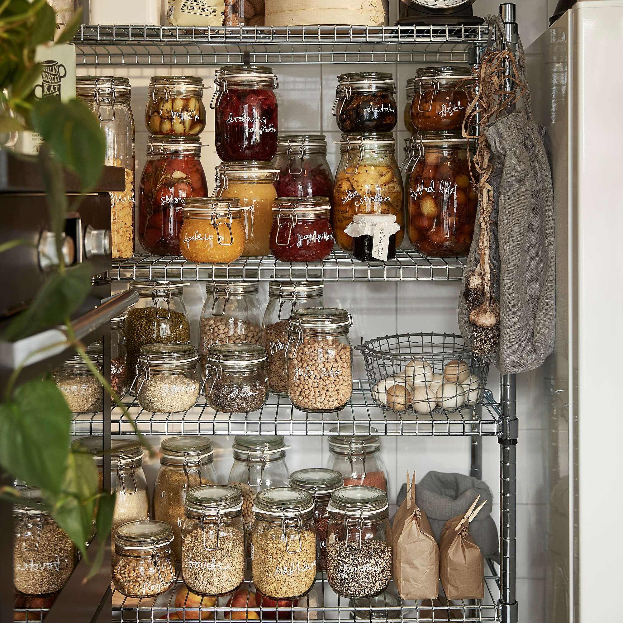 KORKEN jar with lid