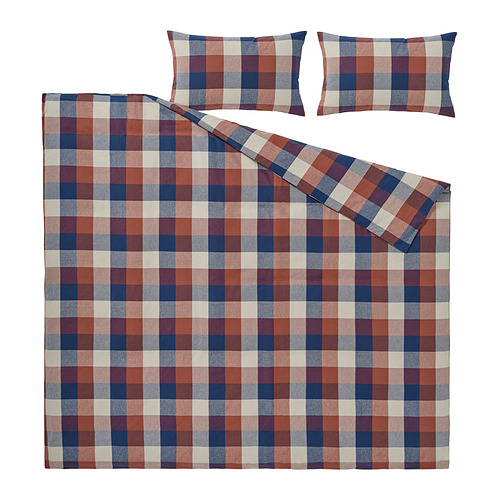 BLÅSENAP 被套連2個枕袋