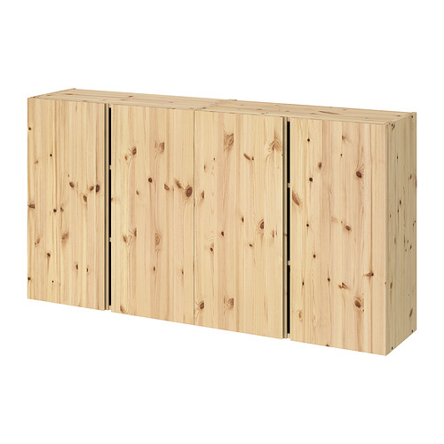 IVAR wall cabinet with doors