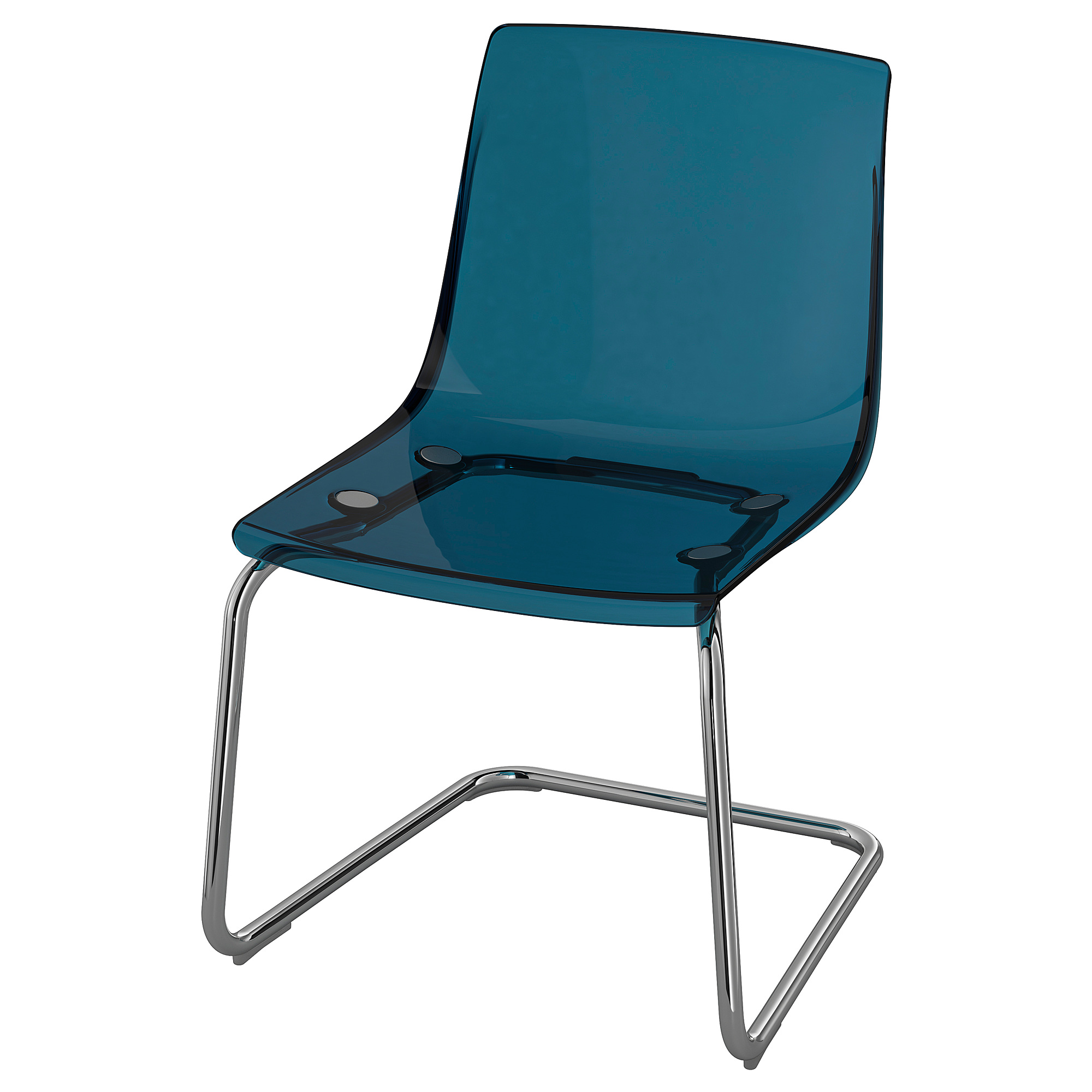 TOBIAS - 椅子, 藍色/鍍鉻| IKEA 香港及澳門
