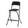 FRANKLIN - 可摺式高腳凳連靠背, 椅座高度63cm, 黑色/黑色 | IKEA 香港及澳門 - PE735710_S1