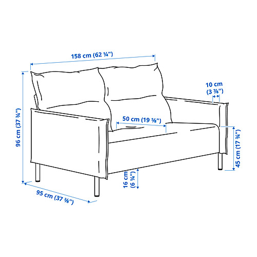 MANNARP 兩座位梳化