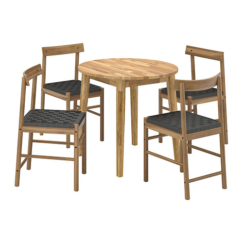 NACKANÄS/NACKANÄS table and 4 chairs