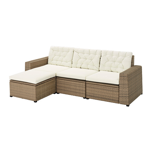 SOLLERÖN 3-seat modular sofa, outdoor