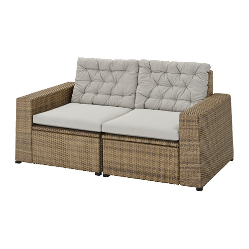 SOLLERÖN 2-seat modular sofa, outdoor