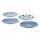 ENTUSIASM - side plate, patterned/blue | IKEA Hong Kong and Macau - PE835102_S1