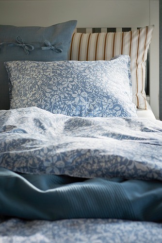 SOMMARSLÖJA duvet cover and pillowcase