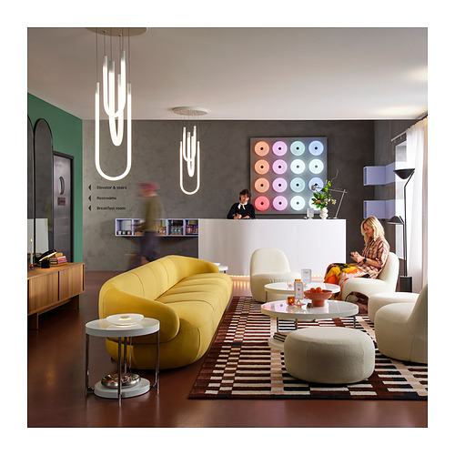 TRÅDNATE 座地反光燈/閱讀燈