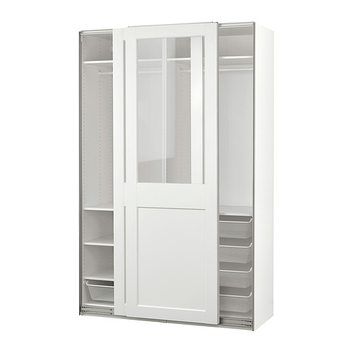 PAX/GRIMO wardrobe with sliding doors
