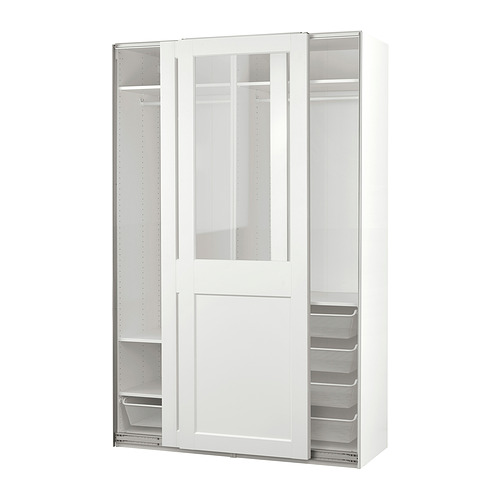 PAX/GRIMO wardrobe with sliding doors