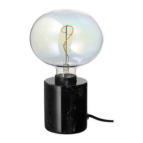 MARKFROST/MOLNART table lamp with light bulb