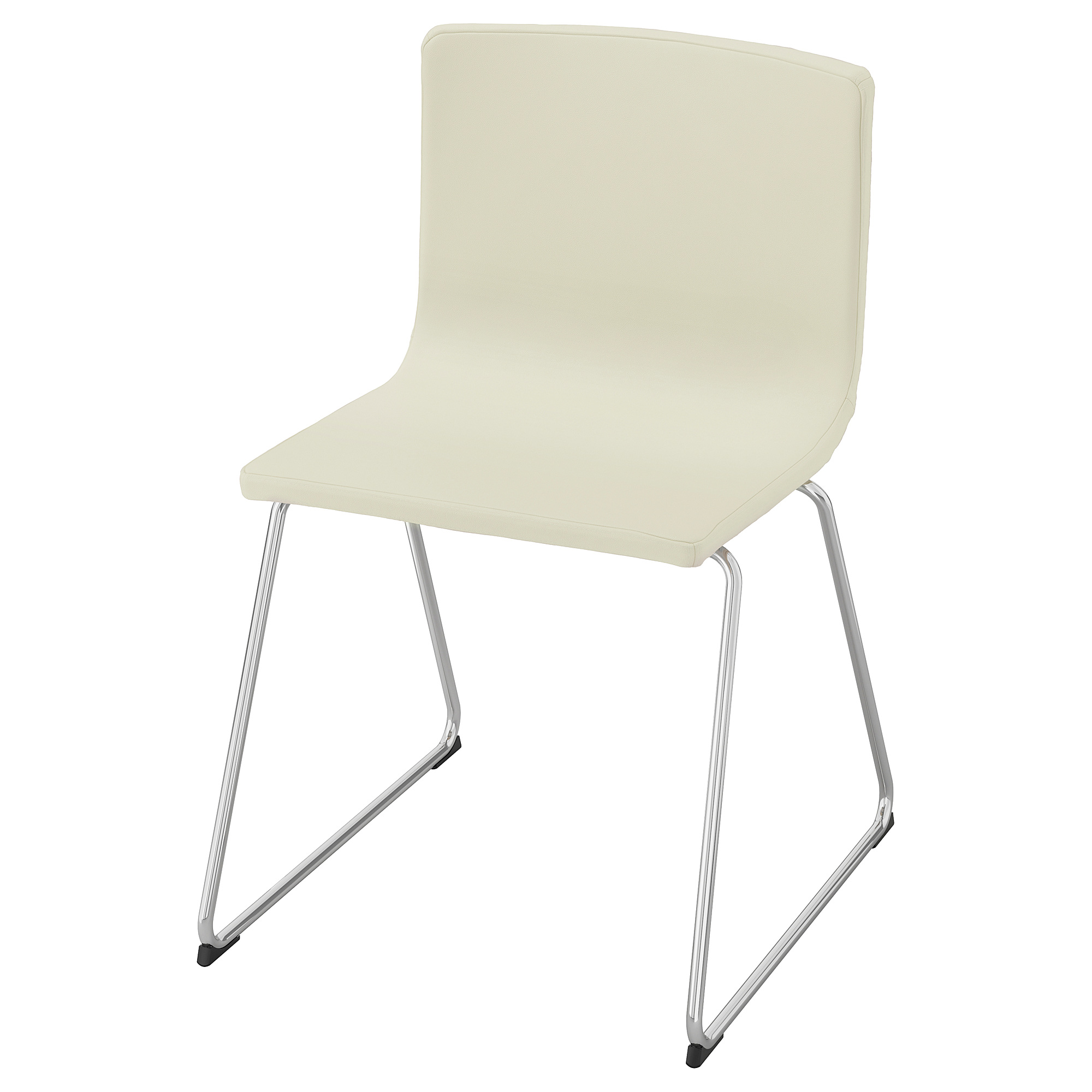 BERNHARD - 椅子, 鍍鉻/Mjuk 白色| IKEA 香港及澳門