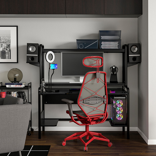 STYRSPEL/FREDDE gaming desk and chair