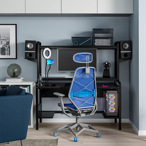 STYRSPEL/FREDDE gaming desk and chair