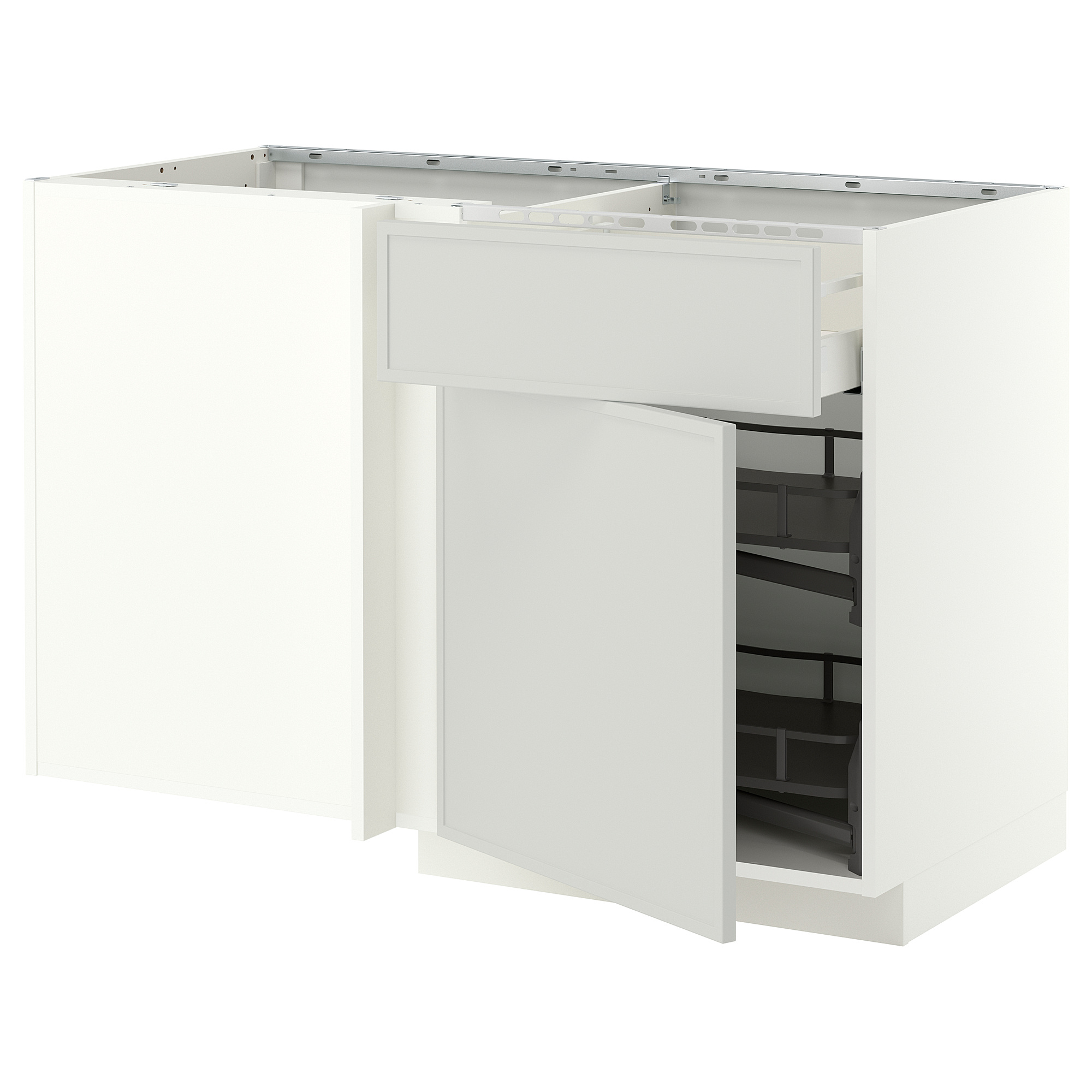 METOD/MAXIMERA corner base cab w drawer and p-out