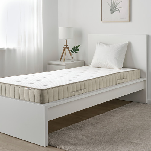 VATNESTRÖM pocket sprung mattress, extra firm/natural, single