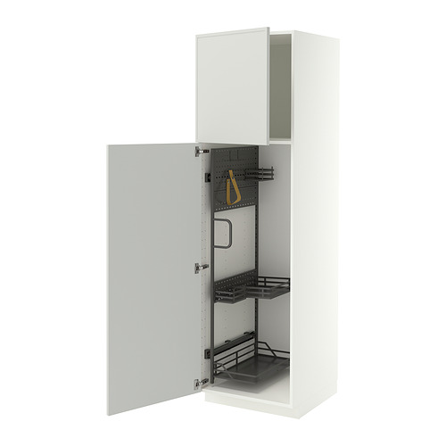 METOD 高櫃連清潔用品櫃內配件