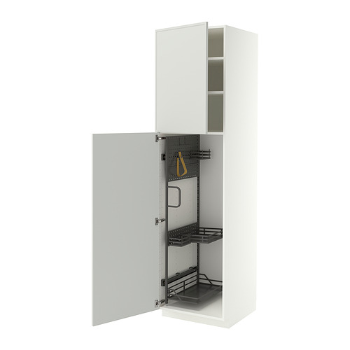 METOD 高櫃連清潔用品櫃內配件